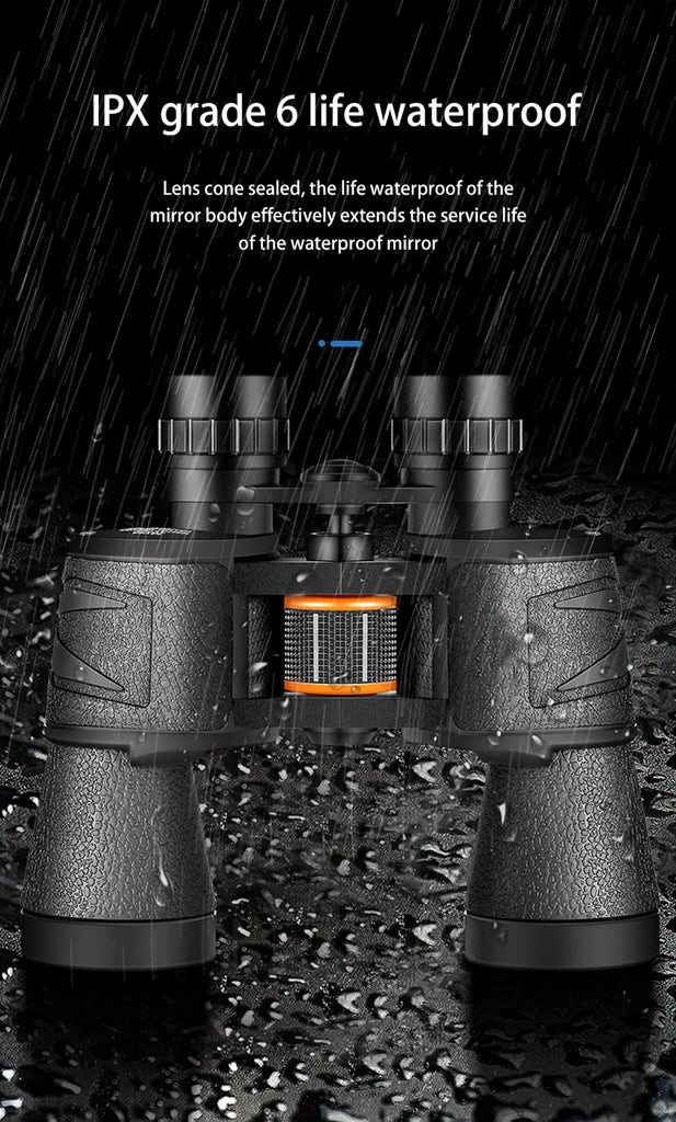 20x50 Professional Military-Grade Binoculars – Long Range, Waterproof, BAK4 Prism, Low Light Vision