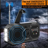 Multifunctional Emergency Radio – Hand Crank, Solar Powered, AM/FM/SW with LED Flashlight, SOS Alarm & Power Bank thumbnail 6