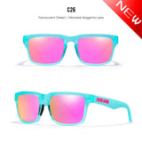 KDEAM Polarized Sunglasses – Unisex Square Frame UV400 Outdoor Eyewear (Red Mirror Lens, Model KD332) thumbnail 63