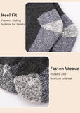 3 Pairs Merino Wool Thermal Socks for Men – Super Thick Winter Crew Socks with Fleece Terry Lining thumbnail 15
