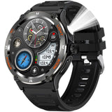 EIGIIS KT76 Smart Watch – 3ATM Waterproof Outdoor Fitness Tracker with Compass, Flashlight, Bluetooth Calling & Health Monitoring thumbnail 13