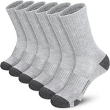 6 or 12 Pairs Men's Outdoor Crew Socks – Breathable, Durable, and Comfortable Fit thumbnail 2