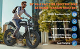 Kickwey K7 1500W Fat Tire Electric Bike – 48V 23Ah Lithium, 46km/h Mountain E-Bike for Adults thumbnail 11