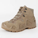 Men’s Tactical Combat Hiking Boots – Waterproof Nylon & Suede Outdoor High Tops for Work, Climbing & Trekking thumbnail 22