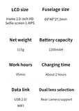 CERASTES V9 4K Ultra HD WiFi Action Camera – Dual Screen, Waterproof, Remote Control, EIS Stabilization thumbnail 25