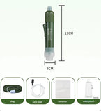 Filterwell Mini Carbon Survival Water Purifier Straw – Triple Filtration Emergency Water Filter for Camping, Hiking, and Outdoor Use (4000L Capacity) thumbnail 8