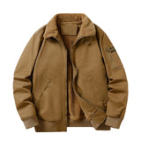 Men's Pilot Bomber Jacket – Winter Fleece-Lined Tactical Windbreaker thumbnail 20