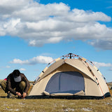 4-Person Automatic Pop-Up Tent – Waterproof & UV-Resistant Shelter for Camping, Fishing & Beach | Pakicetus thumbnail 9