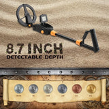7.4" Waterproof Kids Metal Detector – Lightweight, Adjustable Gold Finder with LCD Screen (24"–35") thumbnail 6