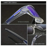 DUBERY Polarized UV400 Outdoor Sports Sunglasses for Men – Model 620 thumbnail 5