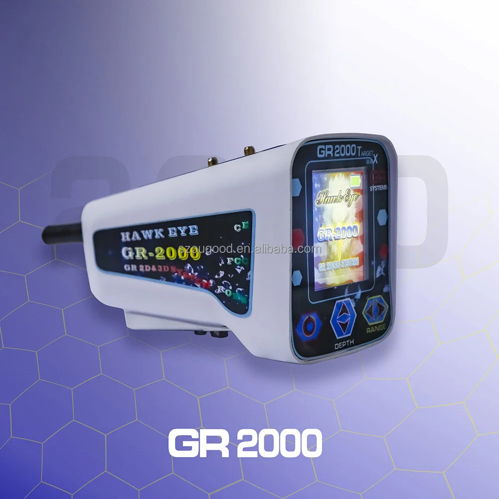 GR2000 Long-Range Gold & Diamond Detector – High Sensitivity Multi-Frequency Treasure Scanner (Newest Version)