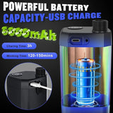 Portable Camping Shower with LED Display – 6000mAh Rechargeable Battery, Adjustable Shower Modes & Electric Pump thumbnail 2