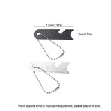 2-Pack Stainless Steel Fire Starter Keychains – Portable Survival Flint & Steel Set thumbnail 3