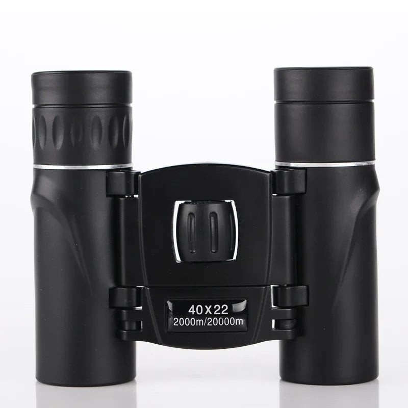 40x22 HD Long Range Binoculars – Compact Folding Telescope with BAK4 FMC Optics (2000M Range)