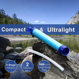 Outdoor Personal Water Filter Straw – Lightweight Emergency Water Purifier for Camping, Hiking & Survival thumbnail 1
