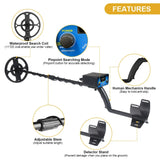 TTAKA7 AK-100 Waterproof Metal Detector – Adjustable Sensitivity, Deep Detection, LCD Display thumbnail 3