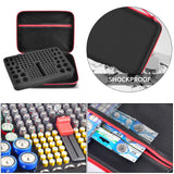 Battery Organizer Case with Tester – Large Capacity Storage Holder for Home & Garage thumbnail 4