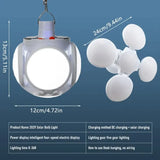 Solar Folding LED Camping Lantern – USB Rechargeable Emergency Light with 5 Modes & Hook (2400mAh, Waterproof, Remote Optional) thumbnail 18
