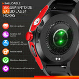 EIGIIS KT76 Smart Watch – 3ATM Waterproof Outdoor Fitness Tracker with Compass, Flashlight, Bluetooth Calling & Health Monitoring thumbnail 3