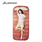 BISINNA 3-Season Large Camping Sleeping Bag – Lightweight, Expanded Design for Adults (Multiple Weights) thumbnail 1