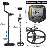 TX-850 Professional Metal Detector – Deep Underground Gold & Treasure Finder (2.5m Depth, 11” Waterproof Coil) thumbnail 10