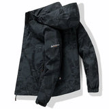 Men’s Hooded Waterproof Hiking Jacket – Windproof Outdoor Bomber with Detachable Hood thumbnail 22