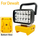 18-LED Portable Work Light – Compatible with Makita, Milwaukee & DeWalt 18V/20V Batteries – 1500LM Spotlight Torch with USB Output thumbnail 30