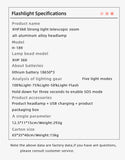 COBA XHP360 Ultra-Bright 36-Core Rechargeable Headlamp – 5 Light Modes, 2000m Range, Zoom Beam, IP68 Waterproof thumbnail 8