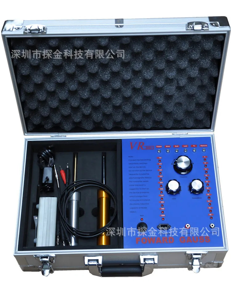 VR9000 Long-Range Underground Metal Detector – Gold, Silver, Copper & Diamond Locator (Up to 50M Depth & 1600M Range)