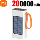 Xiaomi 200000mAh Solar Power Bank – Ultra-High Capacity with Built-in Cables, LED Light & Quick Charge thumbnail 10