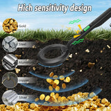 High-Sensitivity Handheld Metal Detector with LCD Display, Vibration & Audio Alerts – 360° Detection for Security, Industrial & Treasure Hunting Use thumbnail 1