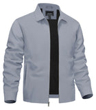 TACVASEN Men’s Lightweight Bomber Jacket – Casual Zip-Up Workwear for Spring & Fall, Water-Resistant Outdoor Windbreaker thumbnail 43