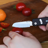 ROXON S504G Mini Folding Multi-Tool Knife with Scissors – Interchangeable, Locking Blade for Outdoor & Camping thumbnail 4