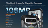 FOSSiBOT F102 Rugged Smartphone – 16500mAh Battery, 20GB+256GB, Android 13, 120Hz 6.58" FHD+ Display, Helio G99, 108MP Camera, NFC thumbnail 20