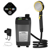 LIXADA Digital Camping Shower Kit – 6000mAh Portable Outdoor Shower with Intelligent Display for RV & Camping thumbnail 1