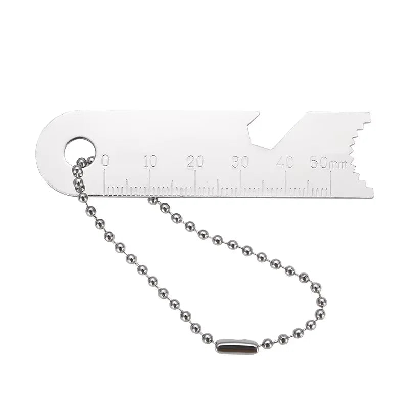 2-Pack Stainless Steel Fire Starter Keychains – Portable Survival Flint & Steel Set