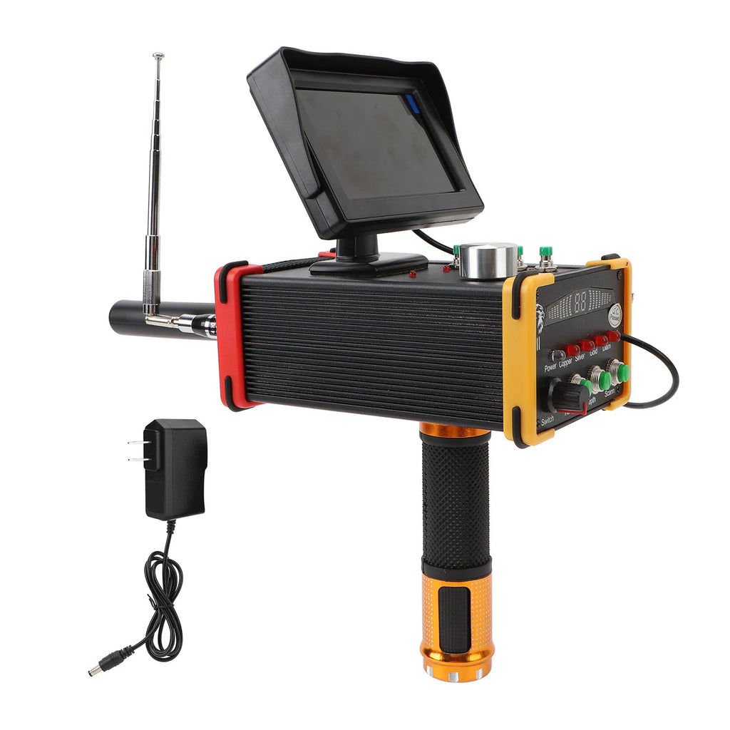 High-Accuracy Long-Range Underground Metal Detector – 15m Depth, 1000m Range – Gold, Copper, Silver & Gem Detection