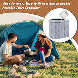 30-Pack Portable Toilet Absorbent Gel Powder – Eco-Friendly Waste Solidifier & Deodorizer for Camping, Travel & Emergency Use thumbnail 3
