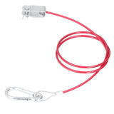 3.3ft Universal Trailer Safety Breakaway Cable – Anti-Drop Stainless Steel with Carabiner & Ring thumbnail 14