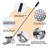 TreasurePulse Stainless Steel Metal Detecting Sand Scoop & Shovel Kit – 2-in-1 Beach Sifter with Ergonomic Handle thumbnail 4