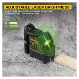 DEWALT DW088CG 30m Self-Leveling Green Cross Line Laser Level with Case – Horizontal & Vertical 2-Line thumbnail 7