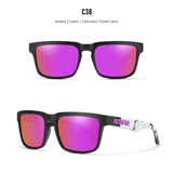 KDEAM Polarized Sunglasses – Unisex Square Frame UV400 Outdoor Eyewear (Red Mirror Lens, Model KD332) thumbnail 17