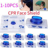 Disposable CPR Face Shield – Emergency Breathing Barrier Mask for First Aid & Training (1–10 Pack) thumbnail 1