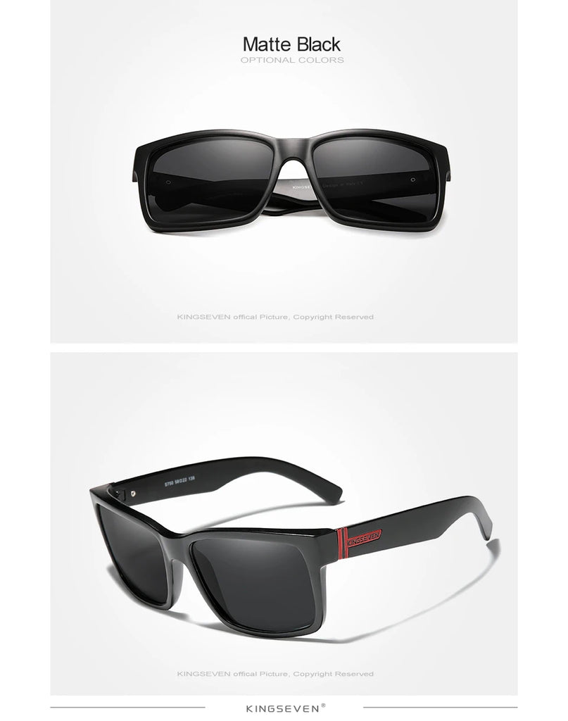 KINGSEVEN Polarized Sports Sunglasses for Men – UV400 Mirror Lens | Model 750
