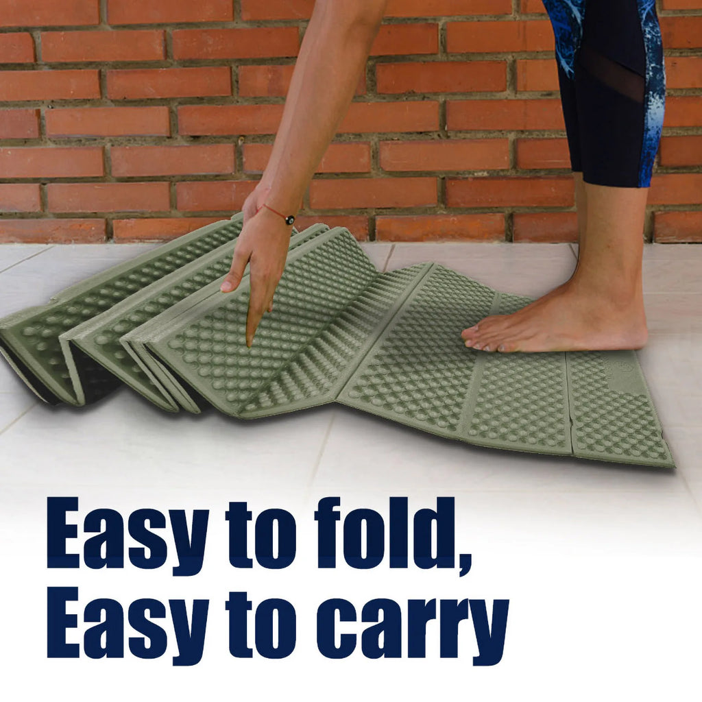 Ultralight Folding Foam Sleeping Pad – Waterproof XPE Camping Mat for Hiking, Travel & Outdoor Adventures