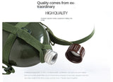 Military-Grade Aluminum Water Bottle with Shoulder Strap – 2L/3L Canteen & Cooking Cup for Hiking & Outdoor Survival thumbnail 7