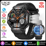 LIGE 2025 GPS Smartwatch for Men – Outdoor Sport Watch with AI Assistant, Compass, Altimeter, Barometer, and 3ATM Waterproof Protection thumbnail 34