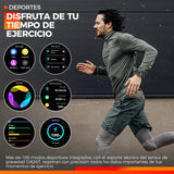 EIGIIS KT76 Smart Watch – 3ATM Waterproof Outdoor Fitness Tracker with Compass, Flashlight, Bluetooth Calling & Health Monitoring thumbnail 2