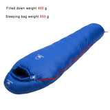 BLACKSNOW White Goose Down Mummy Sleeping Bag – Ultra-Warm, Lightweight, Winter-Ready (4 Thickness Options) thumbnail 20