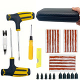 ZFOUEK Tire Repair Kit – Emergency Puncture Plug Tool Set for Car, SUV & Motorcycle Tires (23PCS / 42PCS) thumbnail 7